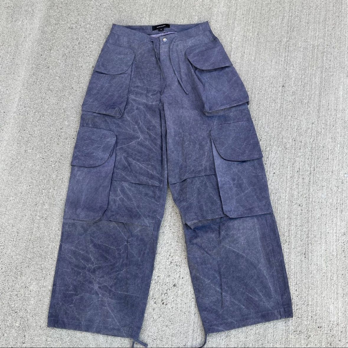 image of Entire Studios Gocar Cargo Unisex Pants in Blue, Men's (Size 28)