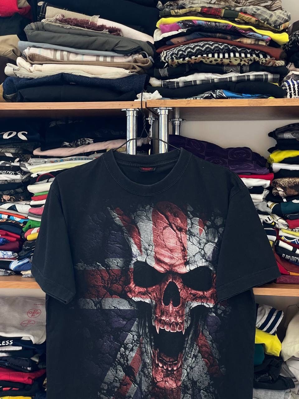 Vintage ☠️ Vintage skull t shirt y2k Size US M / EU 48-50 / 2 - 2 Thumbnail