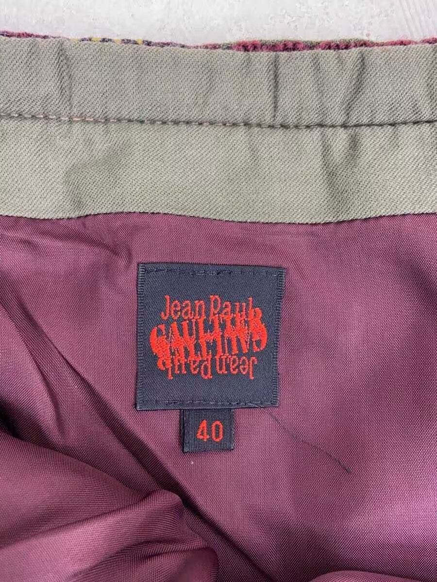 Jean Paul Gaultier 90s Plaid Pleated Skirt Size 28" / US 6 / IT 42 - 6 Thumbnail