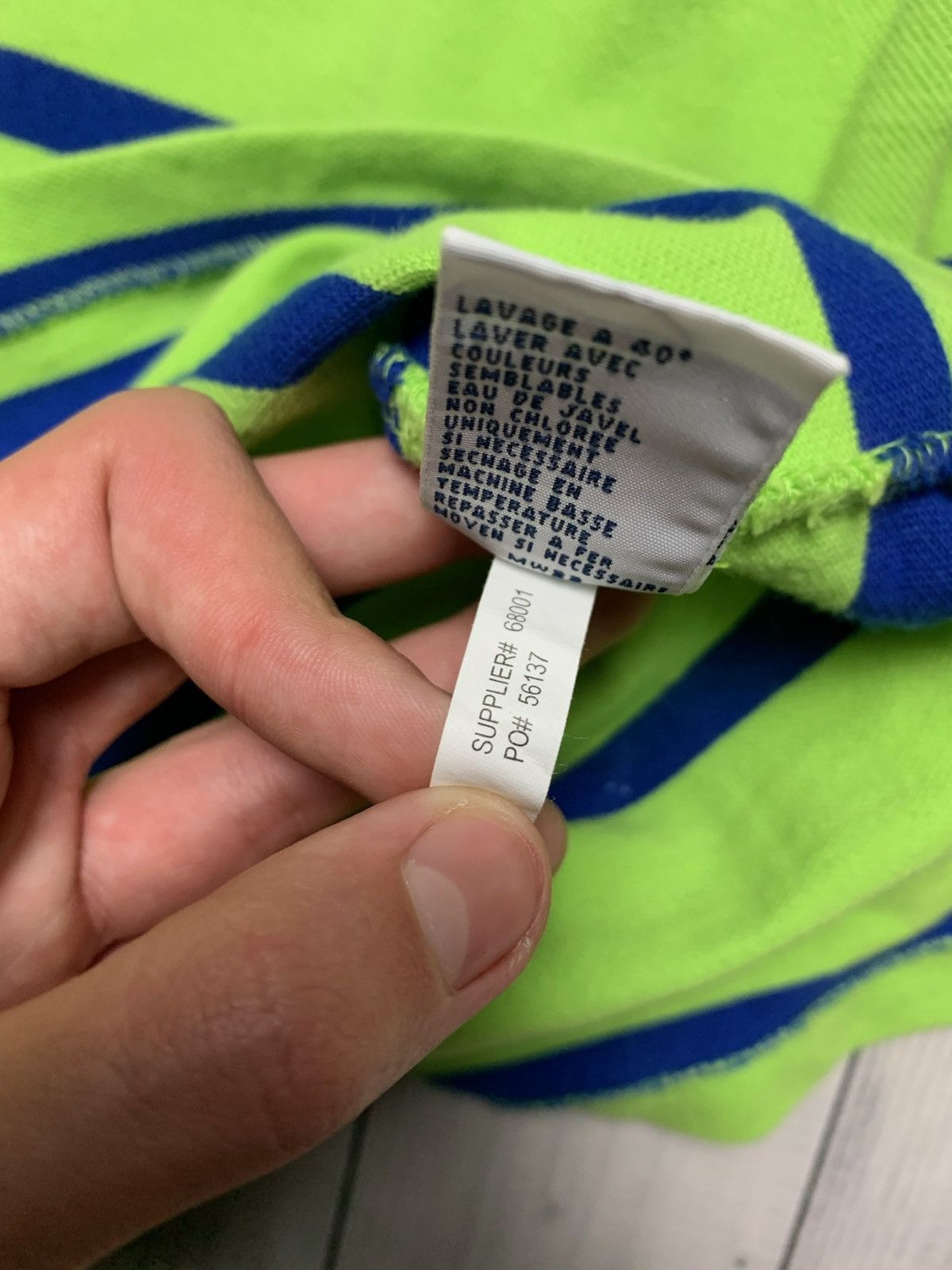 Polo Ralph Lauren × Vintage Vintage polo Ralph Lauren green striped size M Size US M / EU 48-50 / 2 - 5 Thumbnail