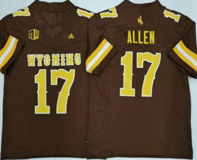 Other Wyoming Cowboys #17 Josh Allen Limited Brown FUSE Jersey Size US L / EU 52-54 / 3 - 1 Thumbnail