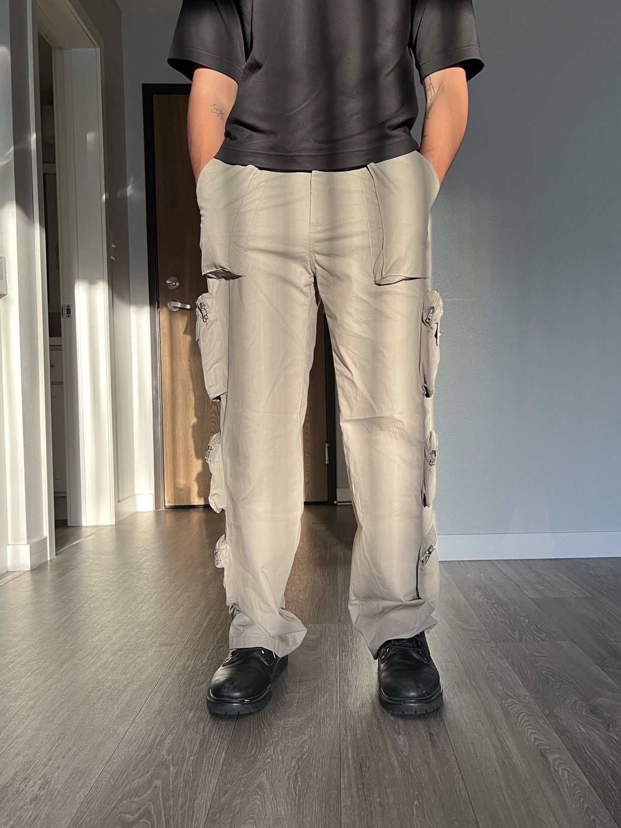 Japanese Brand × Vintage FRAGILE® 12P SAGE Cargo Pants Size US 30 / EU 46 - 3 Thumbnail