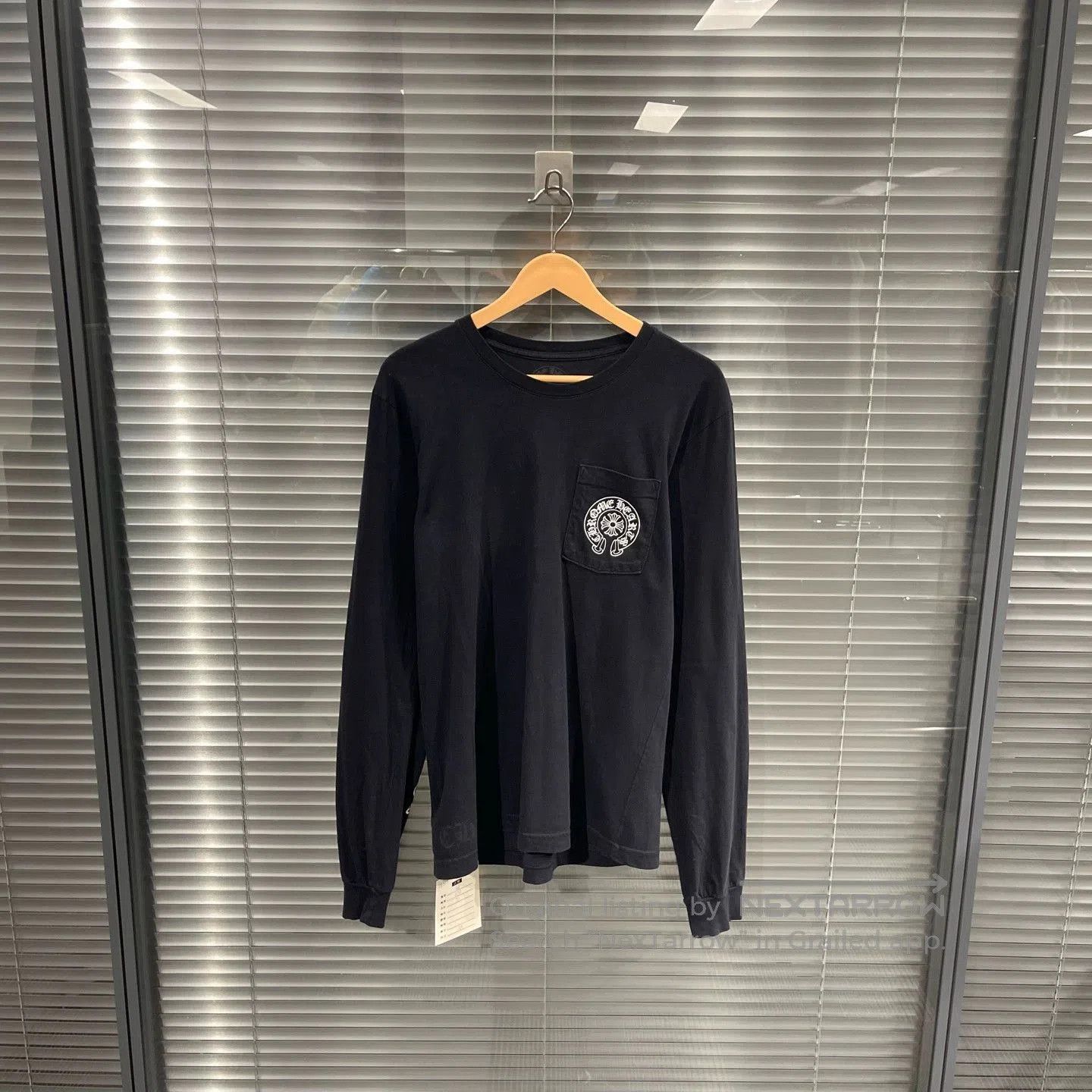Chrome Hearts Black Long Sleeve Shirt with Pocket. Size US M / EU 48-50 / 2 - 1 Thumbnail