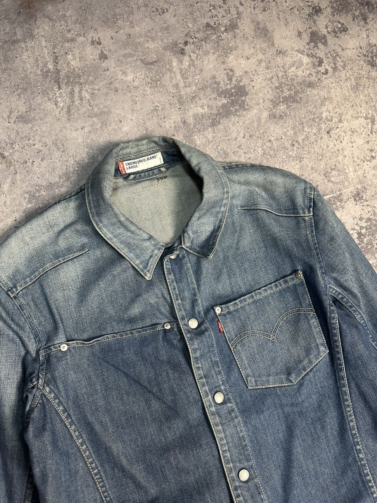 Levi's Levis Engineered Trucker Two Pockets Jacket Size US M / EU 48-50 / 2 - 4 Thumbnail