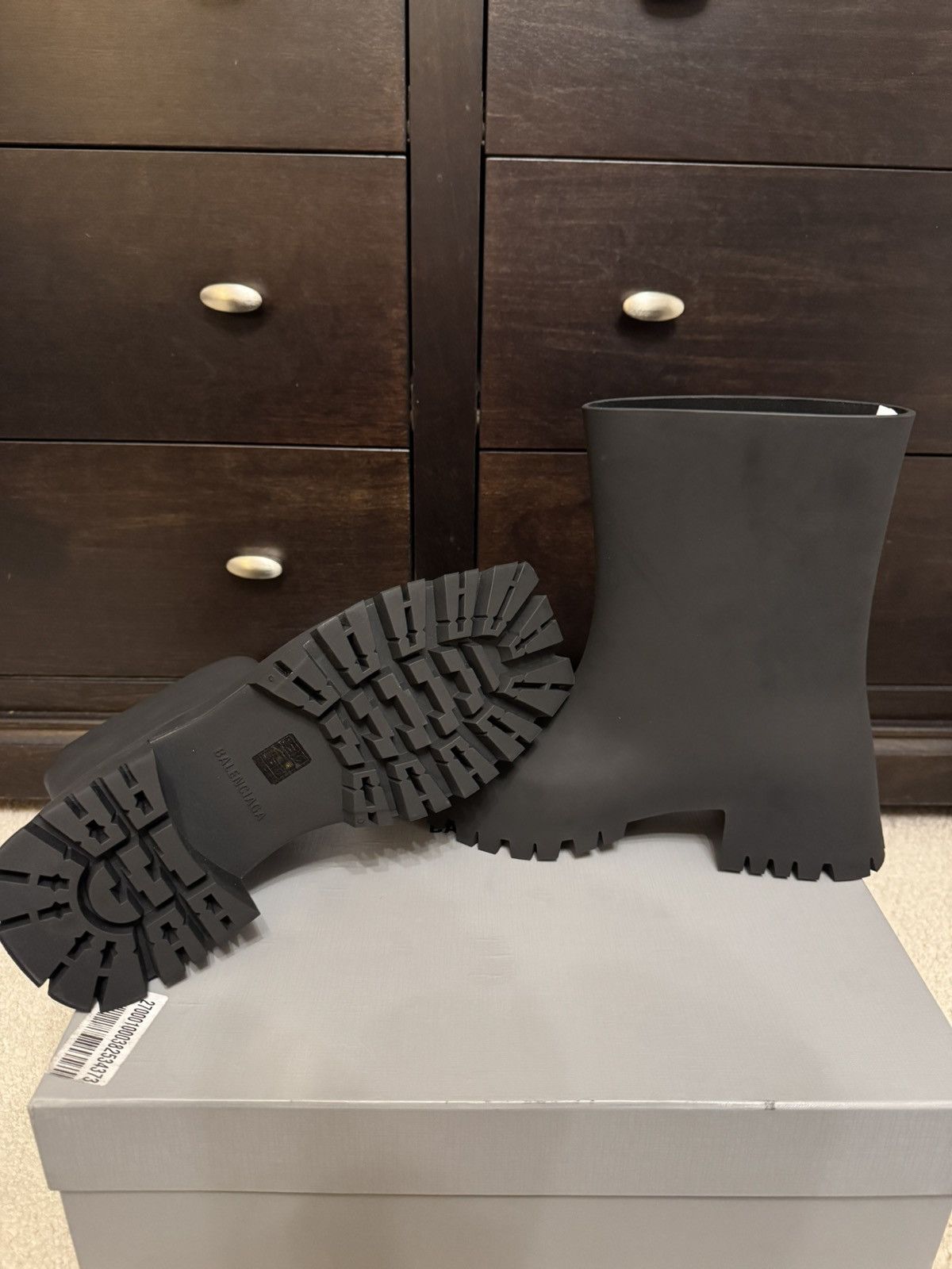 Balenciaga Balenciaga Trooper Rubber Boot Size US 11 / IT 41 - 3 Thumbnail