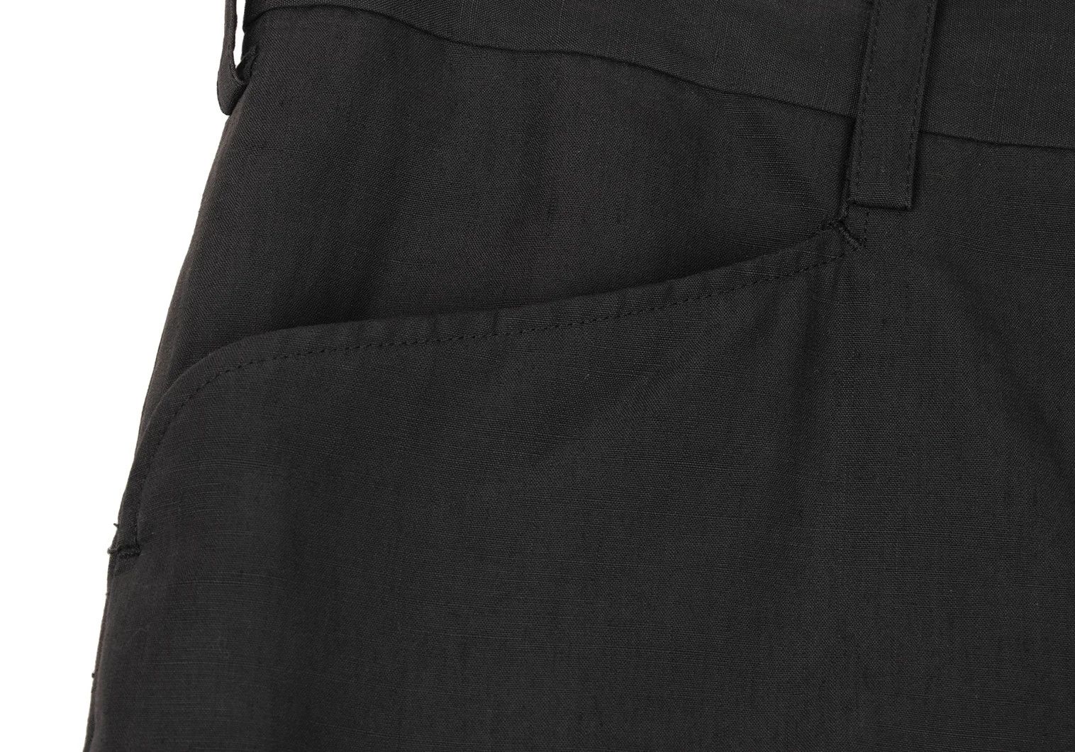 Yohji Yamamoto Yohji Yamamoto Linen Tapered Pants Black S Size US 30 / EU 46 - 4 Thumbnail
