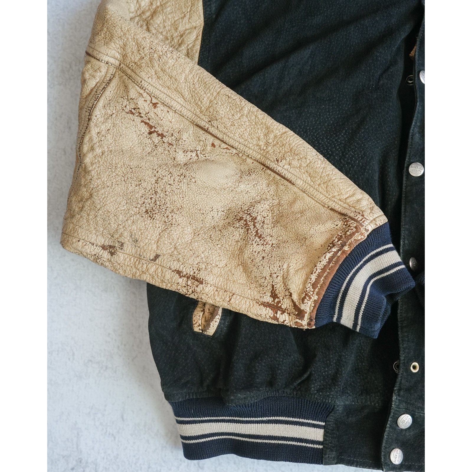 The Unbranded Brand Vintage 90s Avirex Black Leather Jacket - Men's Medium Size US M / EU 48-50 / 2 - 3 Thumbnail