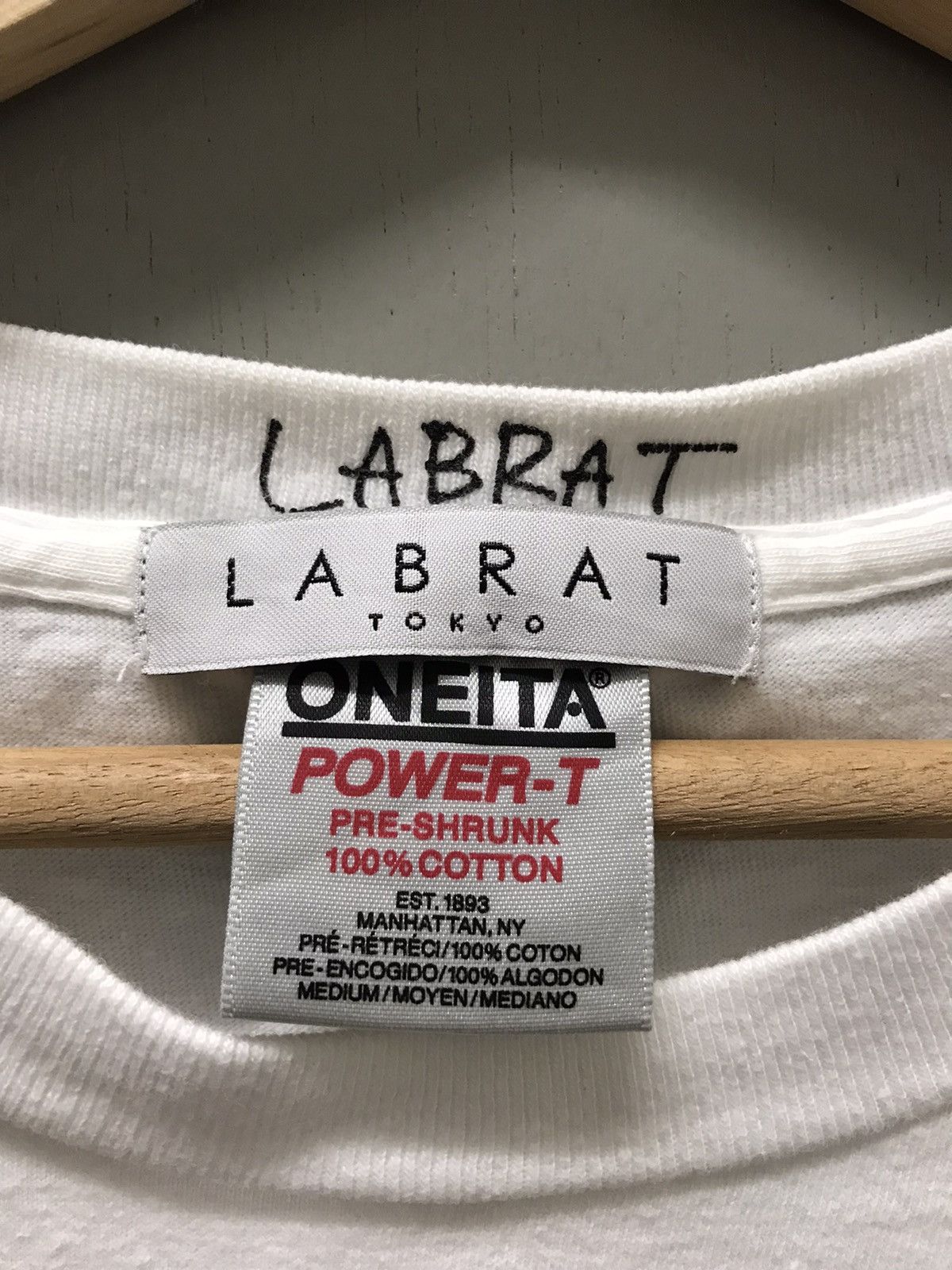 Labrat Vintage "Fuck You" Plain T-shirt Oneita Tag Size US M / EU 48-50 / 2 - 6 Thumbnail