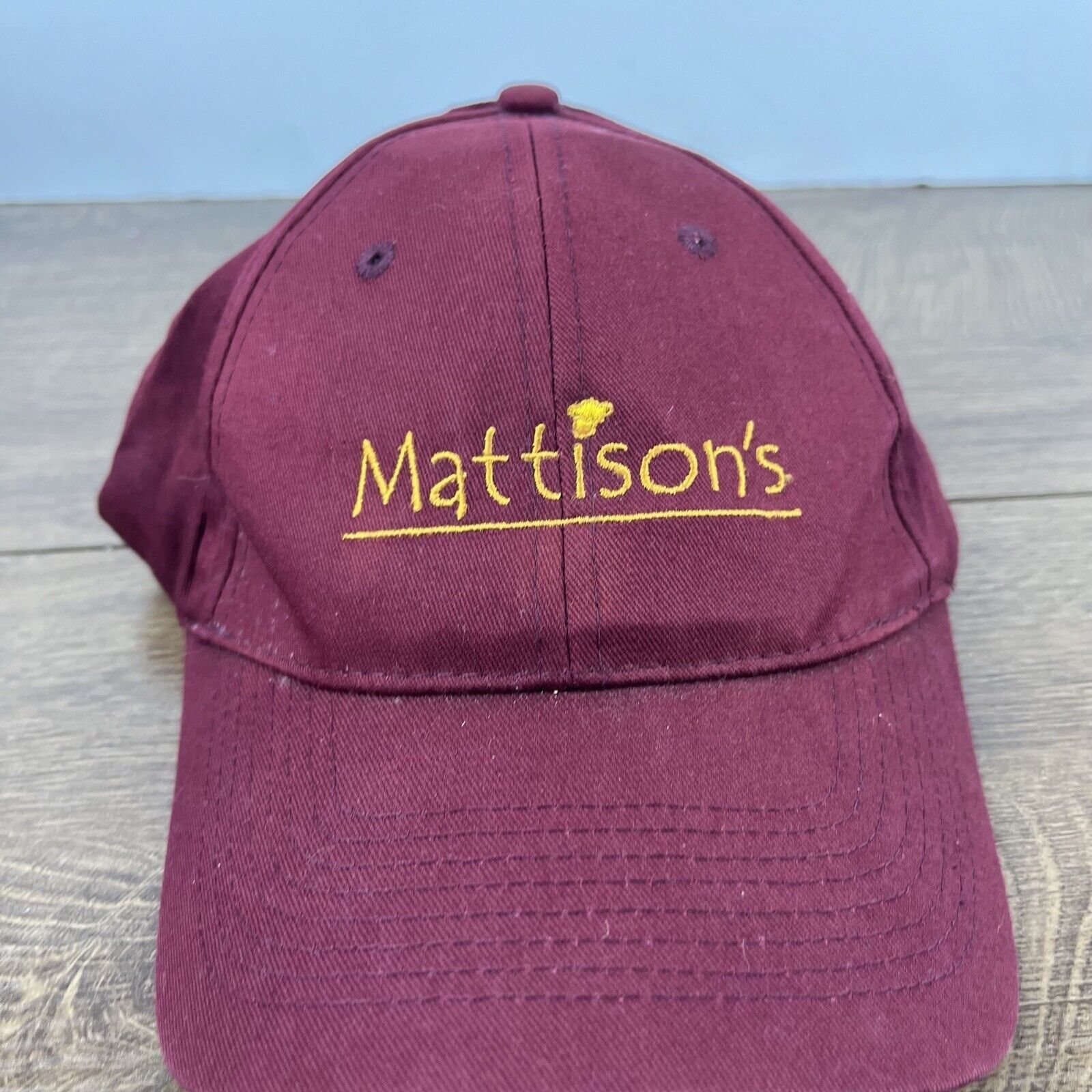 Other Mattisons Hat Red Cap Adjustable Hat Red Adult Fit Hat Size ONE SIZE - 5 Thumbnail