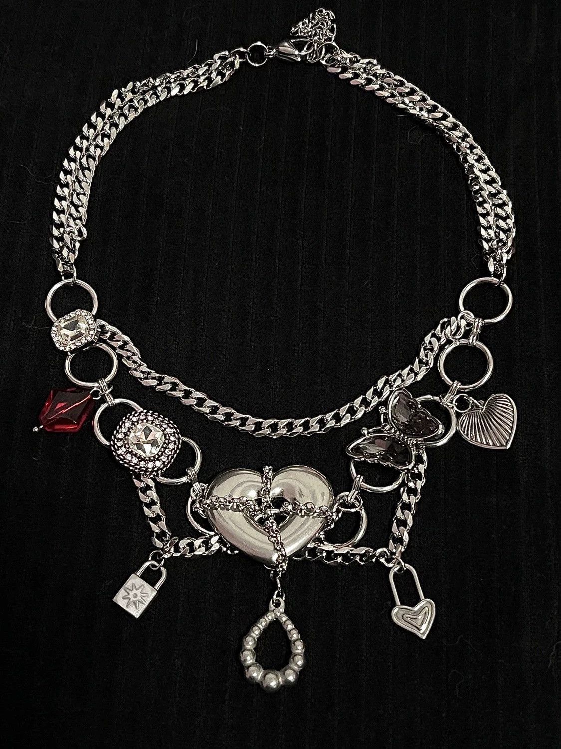 Japanese Brand × Vintage Retro punk necklace Size ONE SIZE - 5 Thumbnail