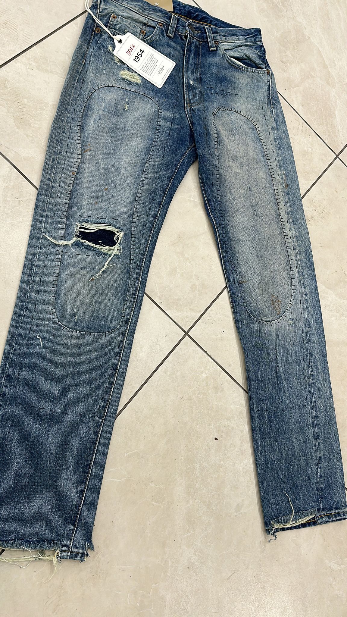 Levi's Vintage Clothing LVC Levi's Vintage Clothing 1954 501Z XX BigE Selvedge Jeans Size US 30 / EU 46 - 4 Thumbnail