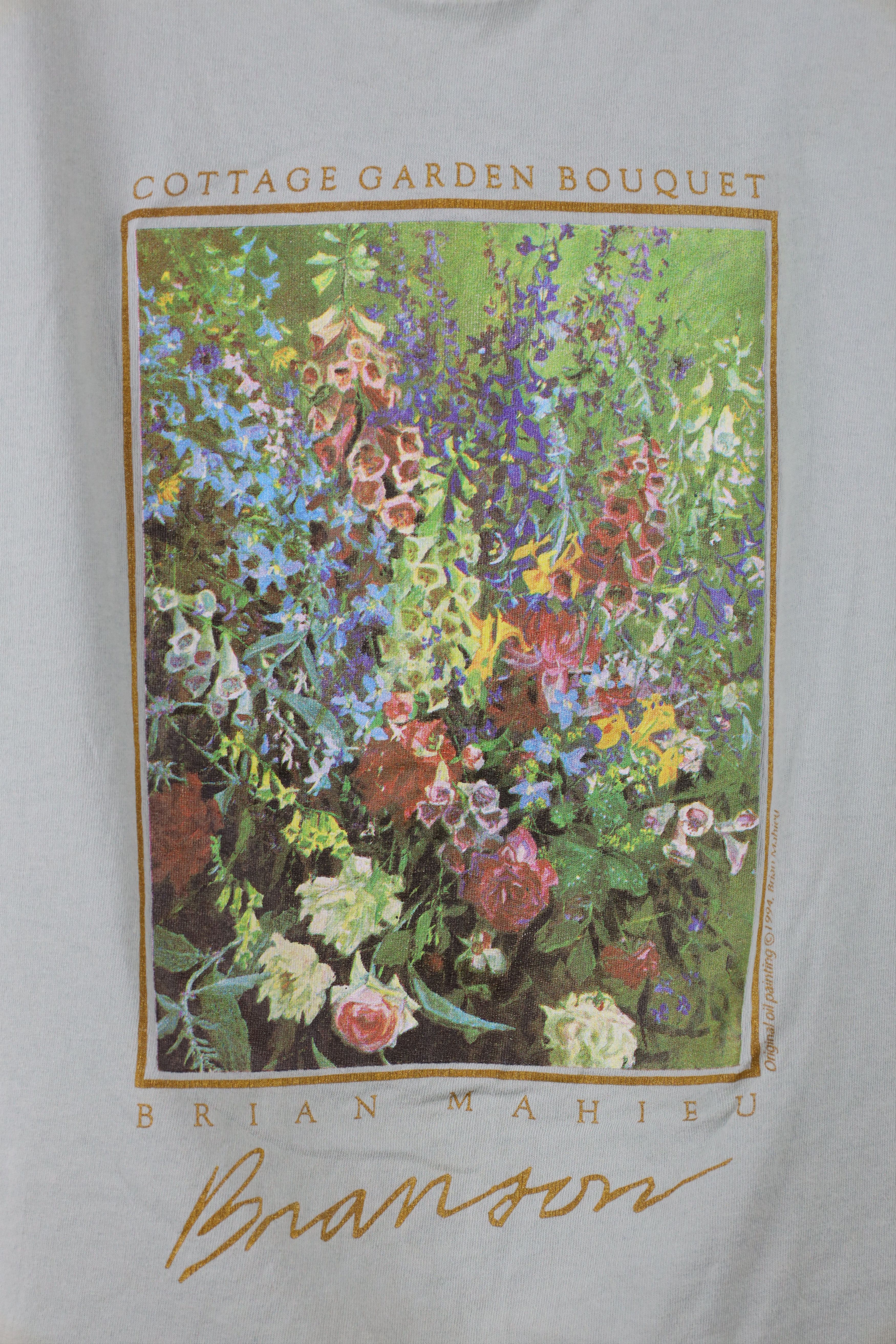 Vintage Vintage 90s Streetwear Bouquet Brian Mahieu T-Shirt USA Size L / US 10 / IT 46 - 4 Thumbnail