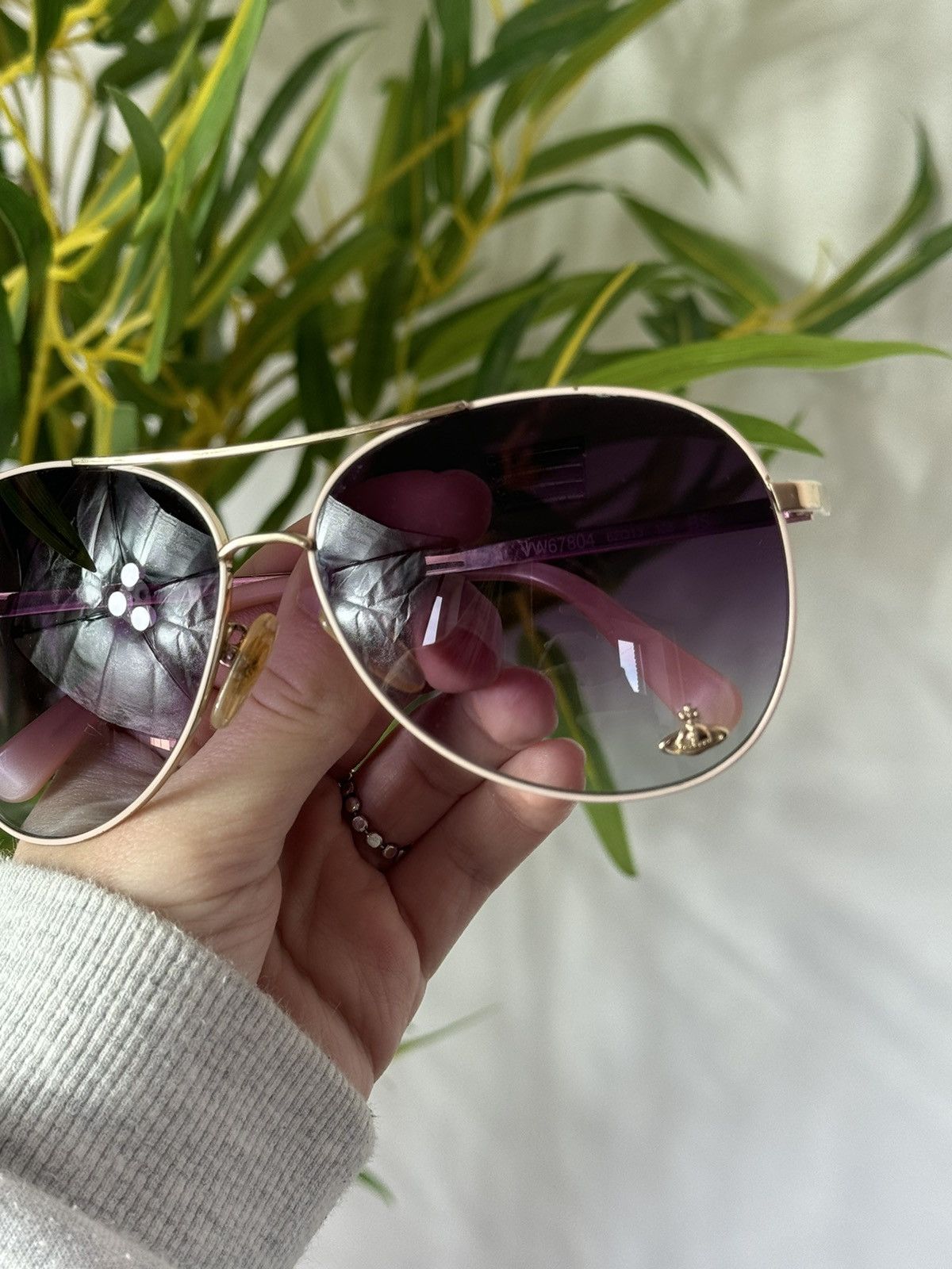Vivienne Westwood VIVIENNE WESTWOOD VINTAGE PURPLE SUNGLASSES Size ONE SIZE - 2 Thumbnail