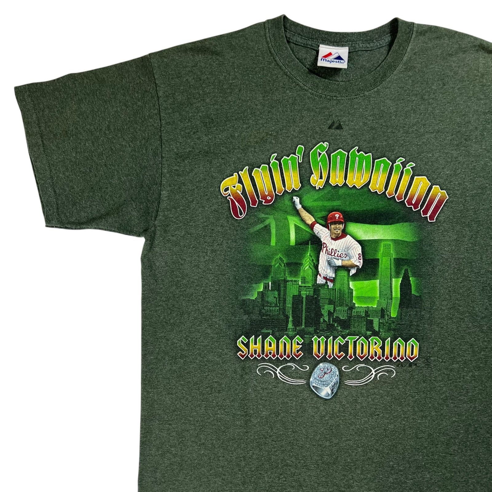 MLB × Majestic Y2K Majestic Philadelphia Phillies Shane Victorino tee Size US L / EU 52-54 / 3 - 3 Thumbnail