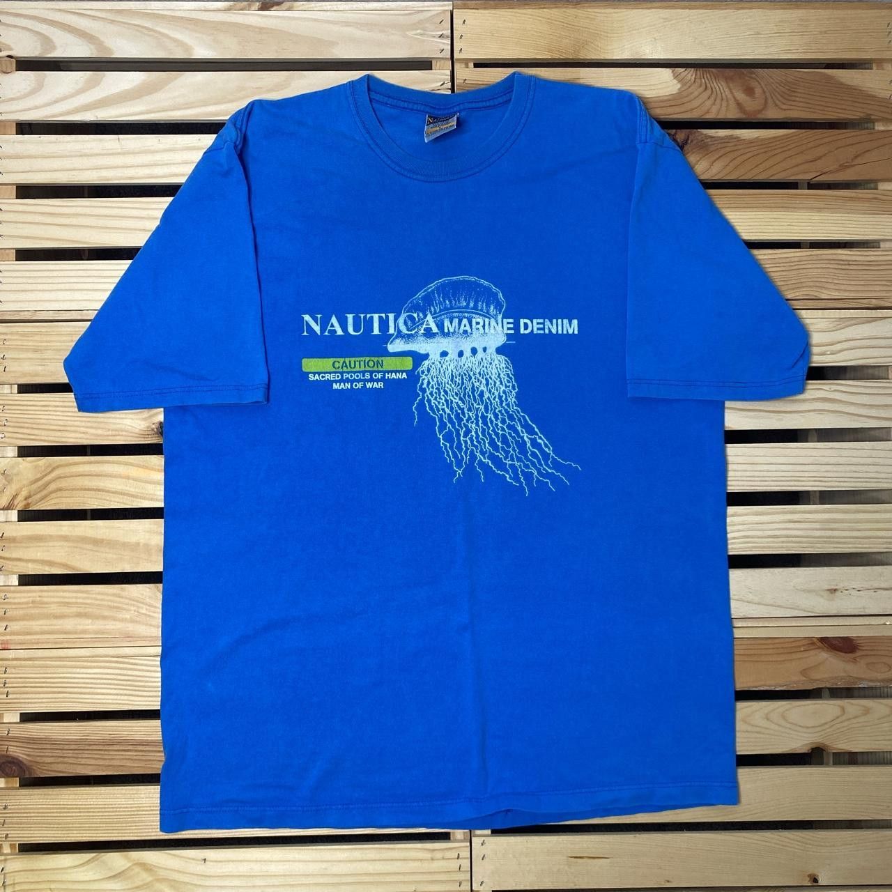 Nautica Vintage Nautica Blue Jellyfish Nature Tee Size Large Size US L / EU 52-54 / 3 - 1 Thumbnail