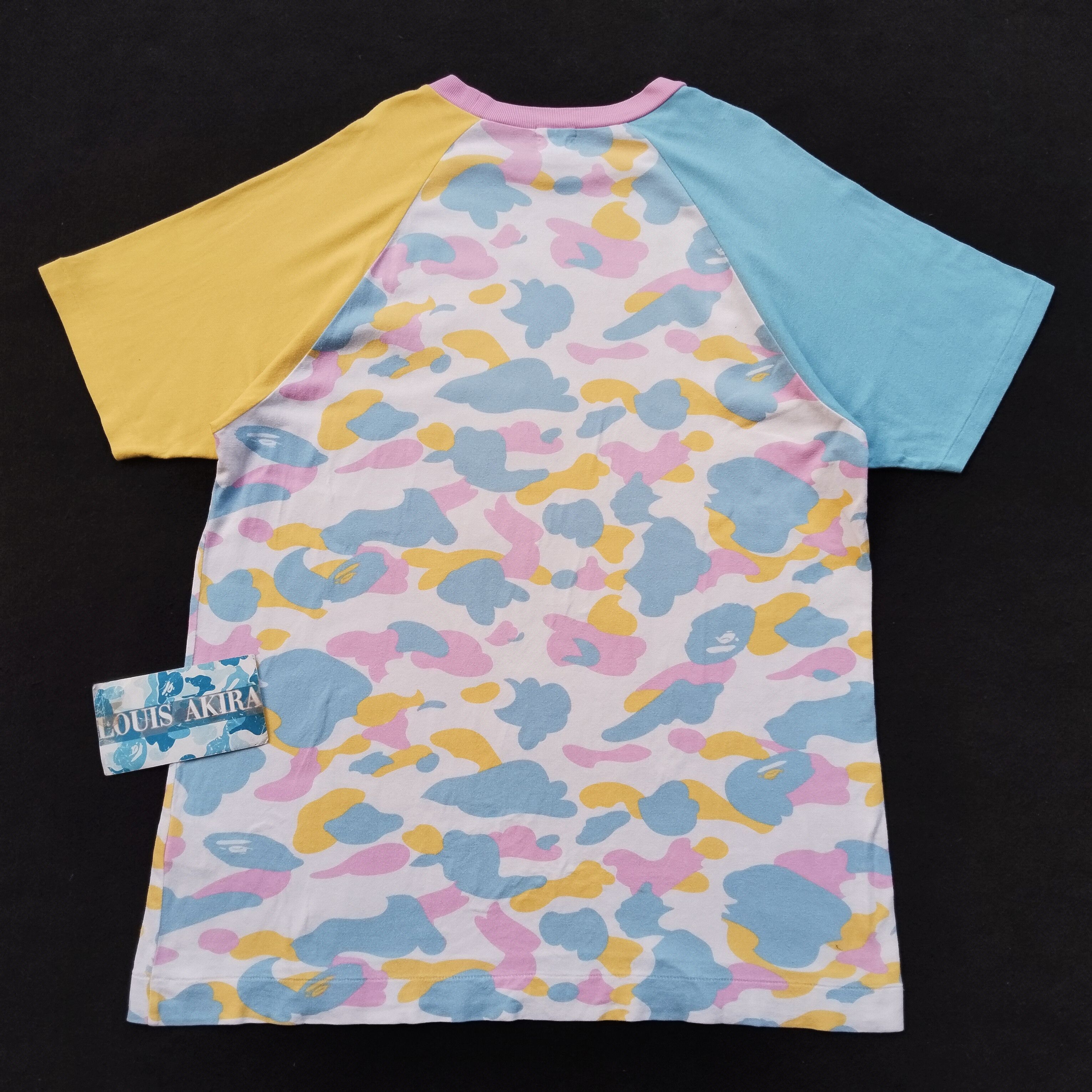 Bape Cotton Candy Camo Pastel Tee (2006) Size US L / EU 52-54 / 3 - 5 Thumbnail