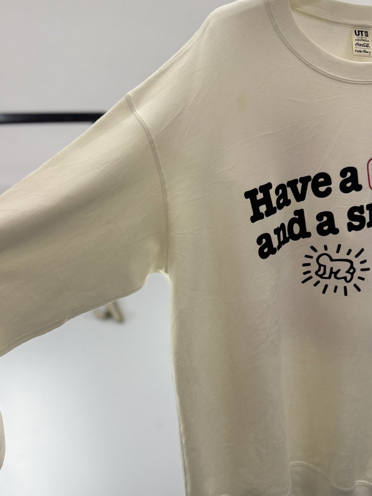 Keith Haring 🔥 Keith Haring Pop Art Coca Cola Art Graphic Sweatshirt Size US L / EU 52-54 / 3 - 5 Thumbnail