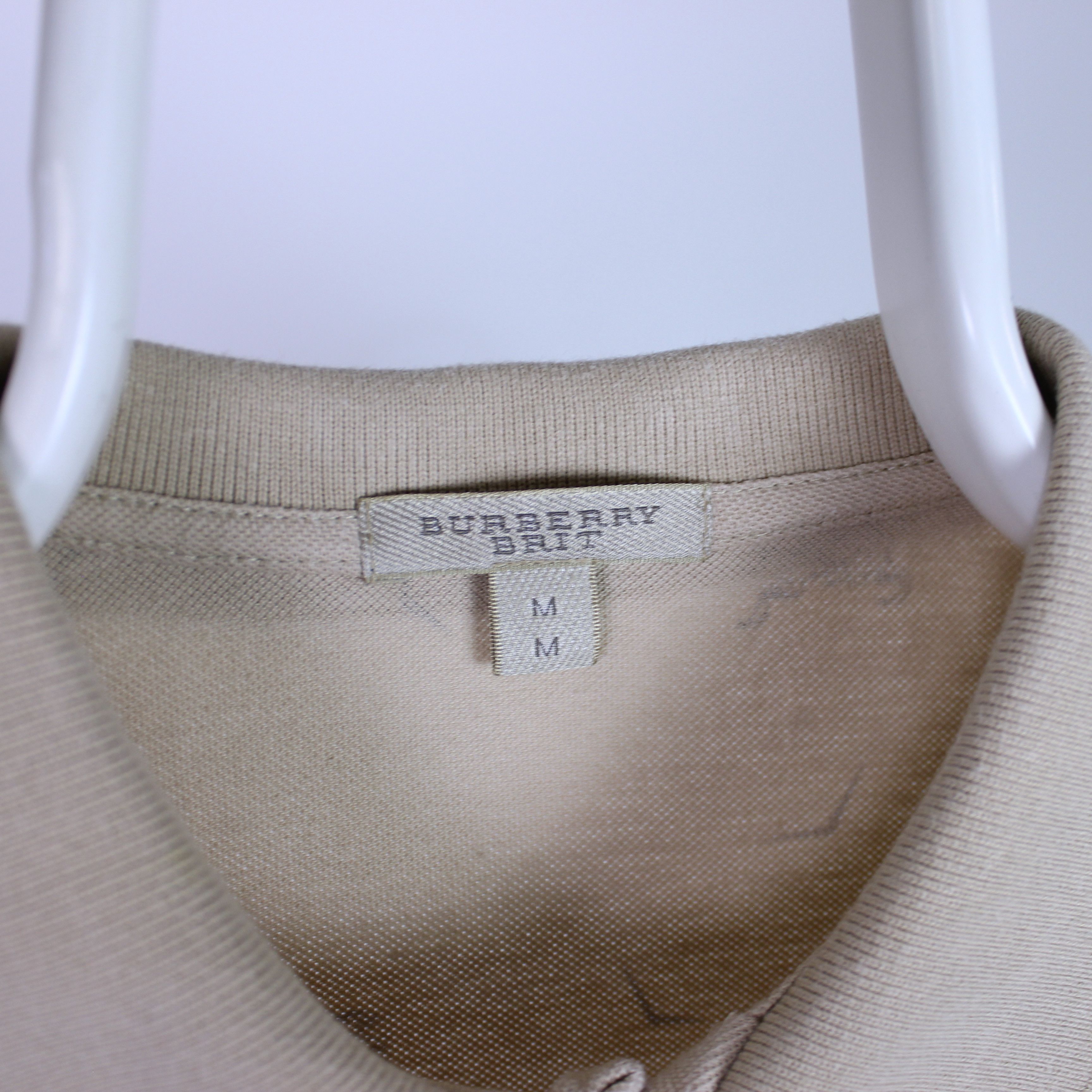 Burberry Burberry polo monogram shirt S M beige Size US M / EU 48-50 / 2 - 9 Thumbnail
