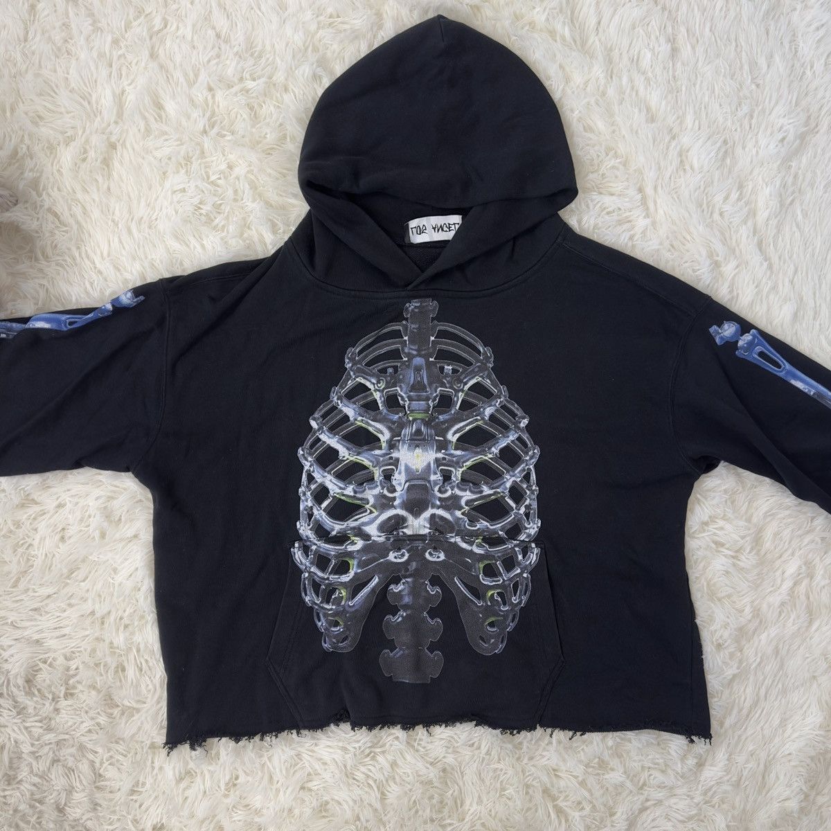 Other 3D chrome silver skeleton hoodie Size US M / EU 48-50 / 2 - 1 Thumbnail