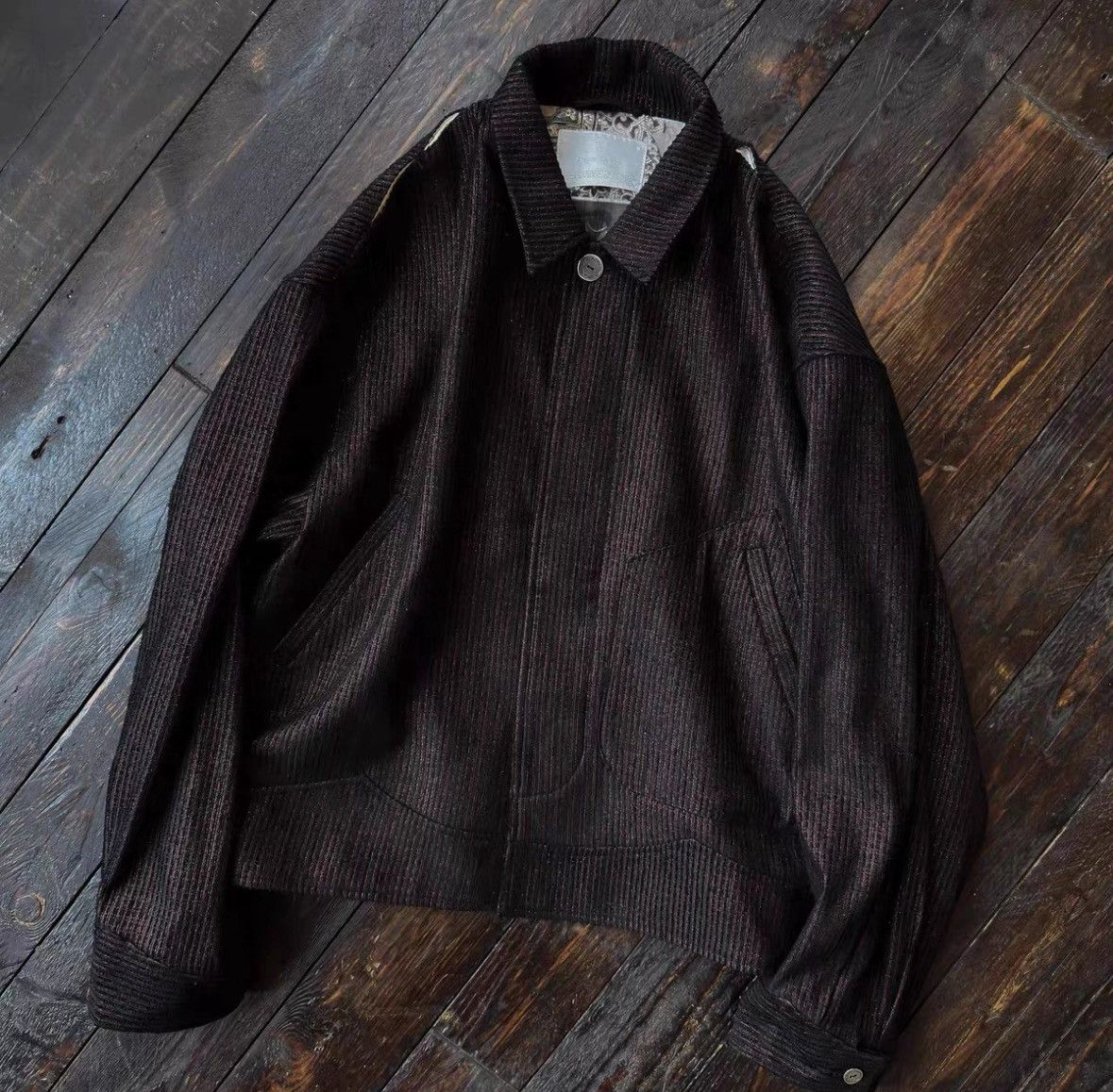 is 様用 Troubled waters/Dirty Work Jacket TBW Dirty Work Jacket (Faded Black) — Troubled Waters