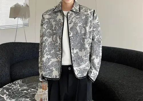 Other Taeko x Eri Texture Embroidery Patterned Jacket Size US XL / EU 56 / 4 - 2 Thumbnail