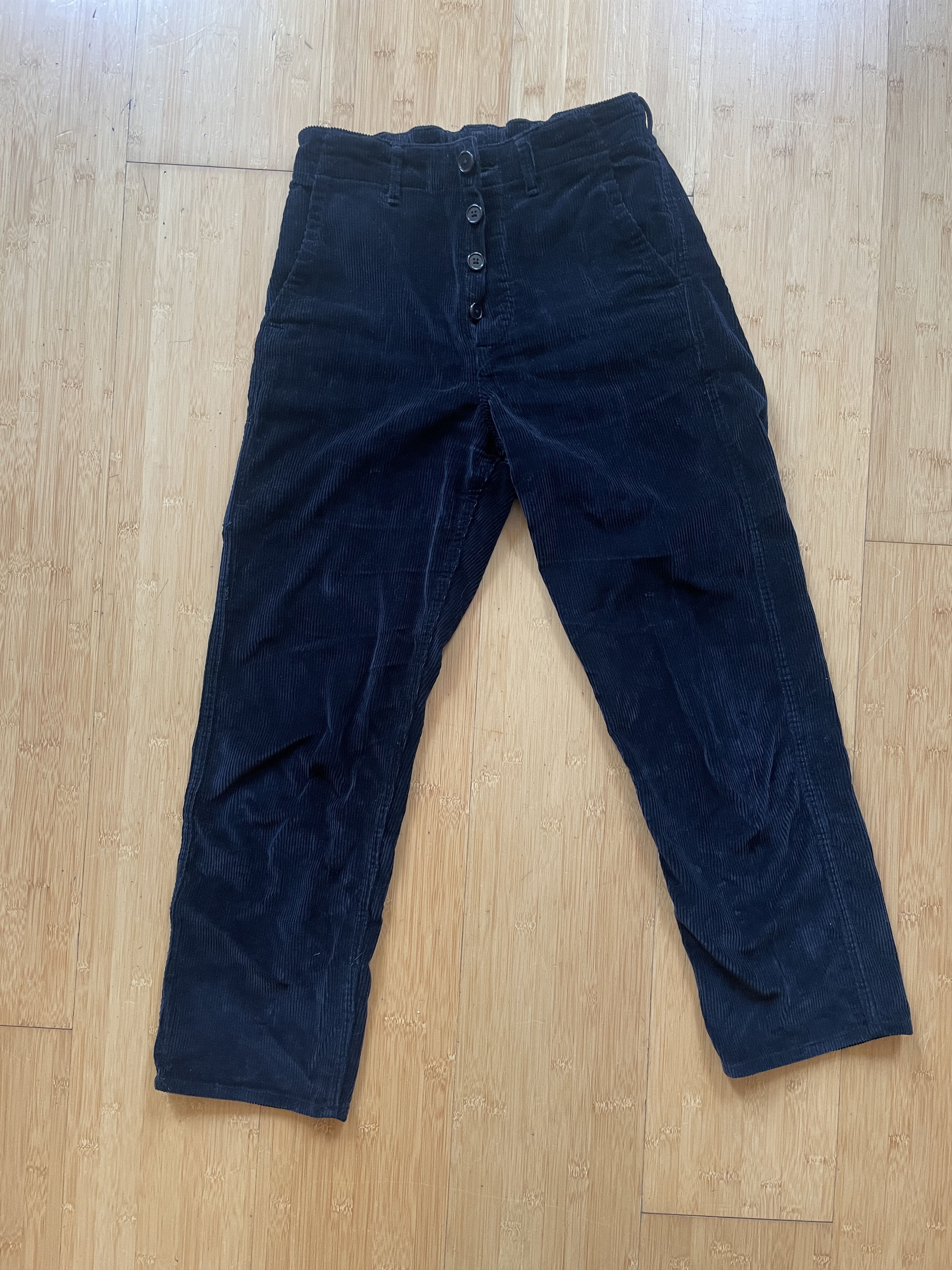 Orslow orSlow Corduroy New Yorker Pant, Navy Size US 30 / EU 46 - 1 Thumbnail