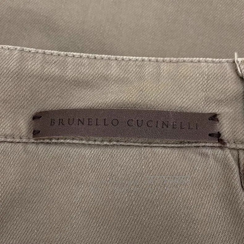 Brunello Cucinelli Brunello Cucinelli Brown cotton casual long pants Size US 28 / EU 44 - 6 Thumbnail