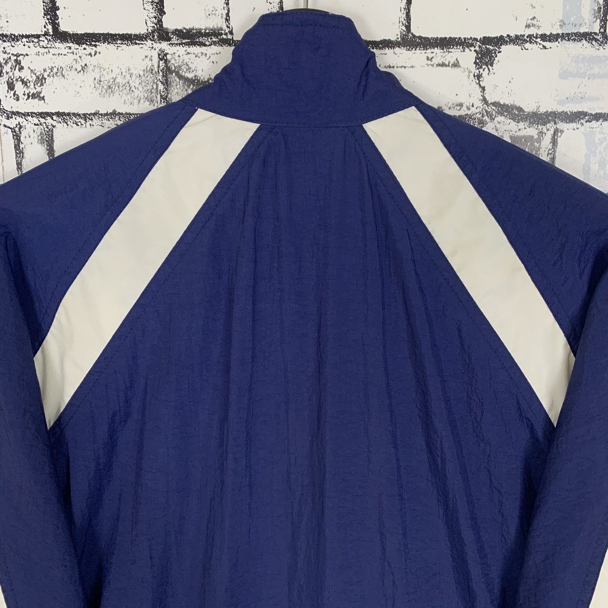 Nike × Vintage Vintage 90s Nike Swoosh Small Logo Windbreaker Nike Zipper Size US XL / EU 56 / 4 - 9 Thumbnail