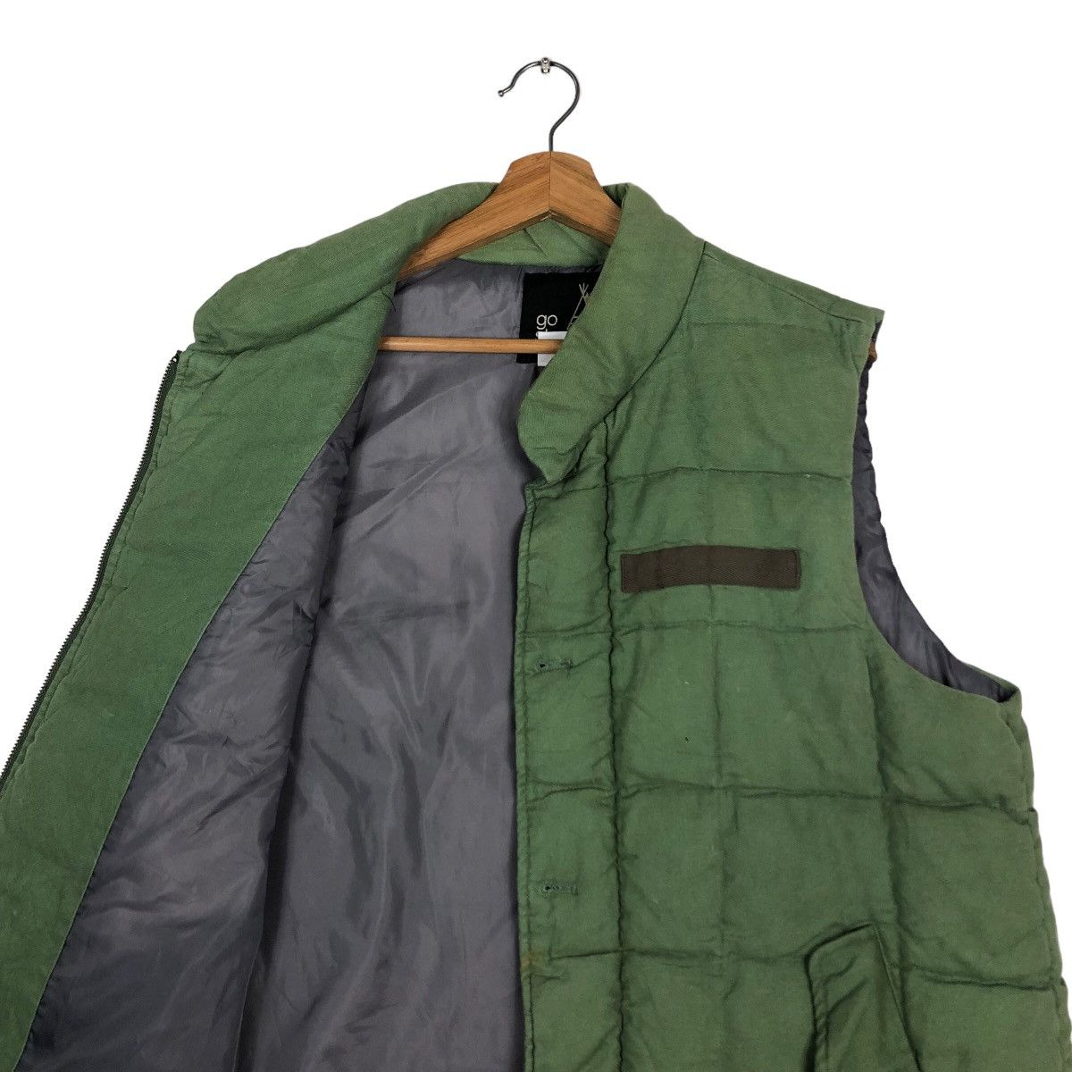 Hysteric Glamour 🔥Rare Tank Top Puffer Down Hunting Go Slow Caravan Japan Size US M / EU 48-50 / 2 - 12 Thumbnail
