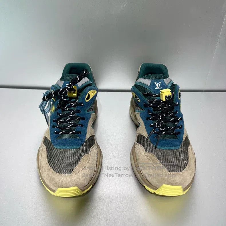 Louis Vuitton Louis Vuitton Trail Grey-Green Sneakers Size US 8.5 / EU 41-42 - 4 Thumbnail
