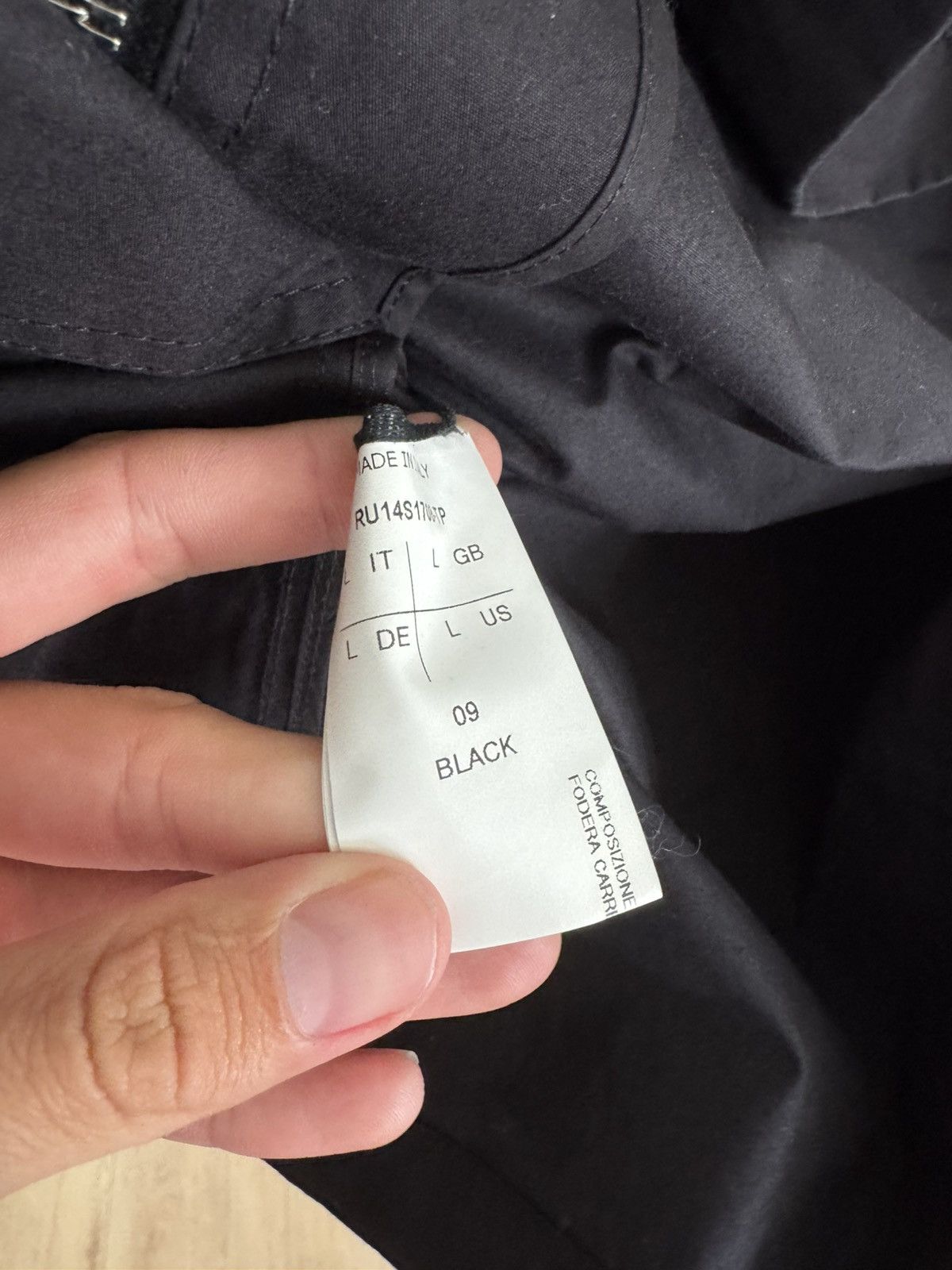Rick Owens Vicious Asymmetric Zip Size US L / EU 52-54 / 3 - 3 Thumbnail