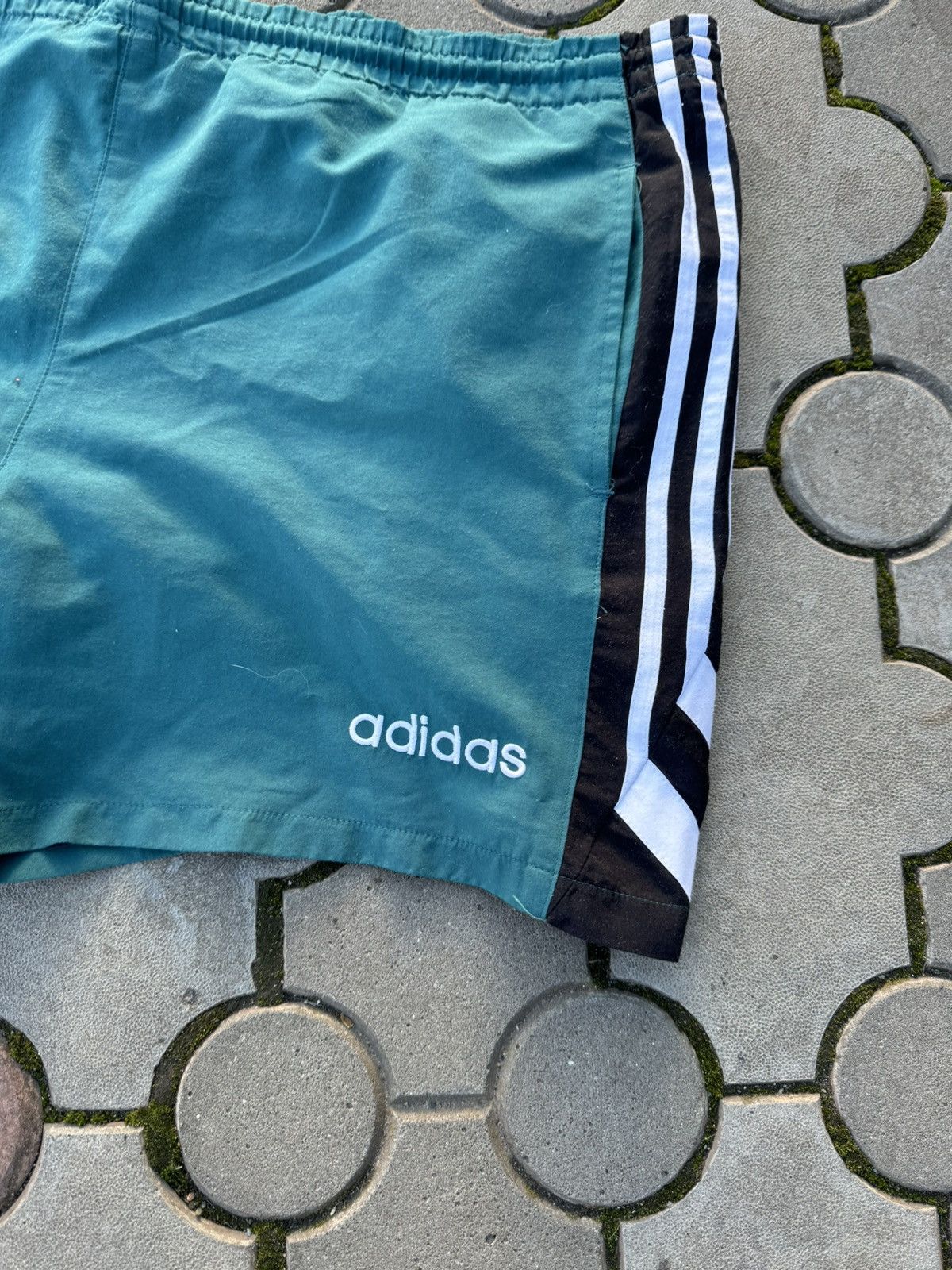Adidas × Vintage Vintage 90s Adidas Equipment Shorts Y2K style Size US 34 / EU 50 - 2 Thumbnail