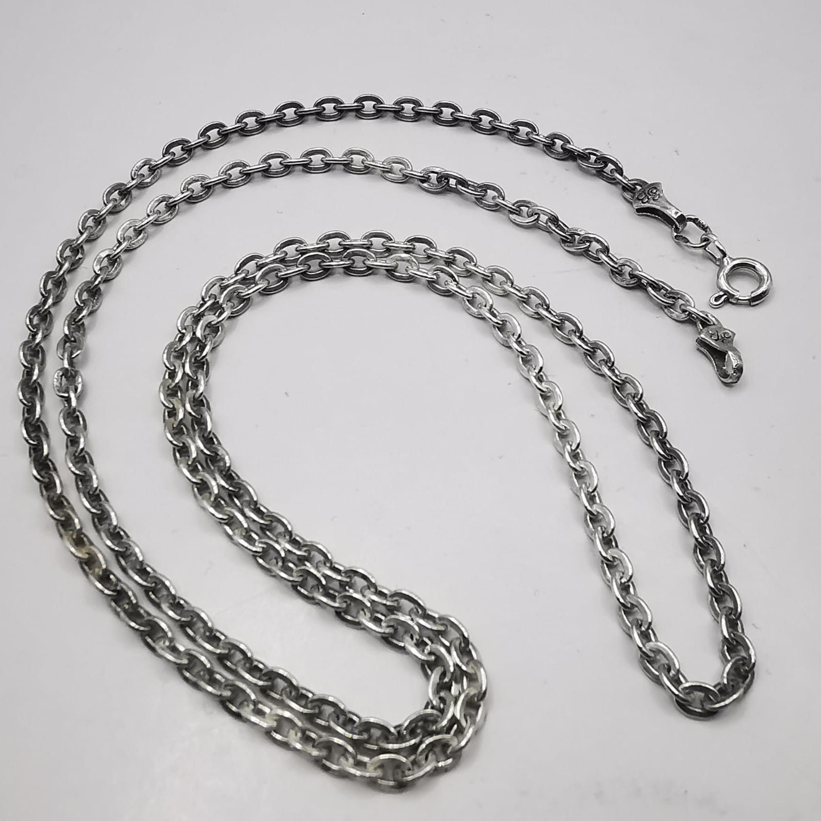 Sterling Silver Vintage Chain Necklece,925 Sterling Silver,Signed , 11,65g Size ONE SIZE - 1 Thumbnail