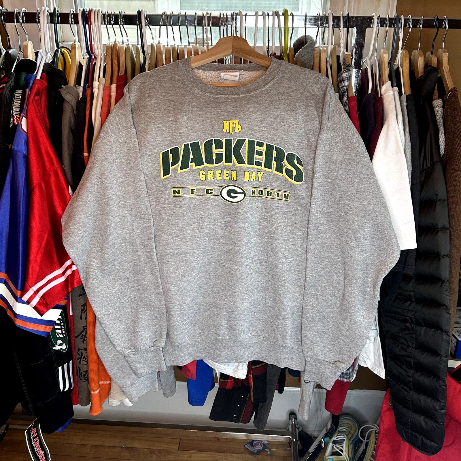 NFL Y2K Gray Packers Crewneck XL Size US L / EU 52-54 / 3 - 2 Thumbnail