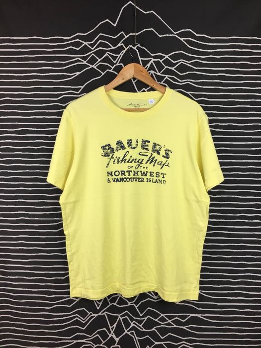 Eddie Bauer Eddie Bauer Fishing Map Of The Northwest & Vancouver Tee