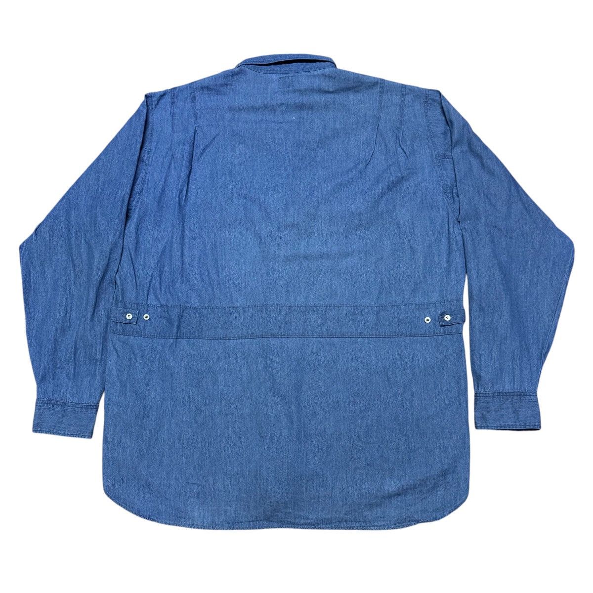 Boneville Vintage 80s Boneville Denim Shirt Oversized Mossimo Osti Size US L / EU 52-54 / 3 - 2 Thumbnail
