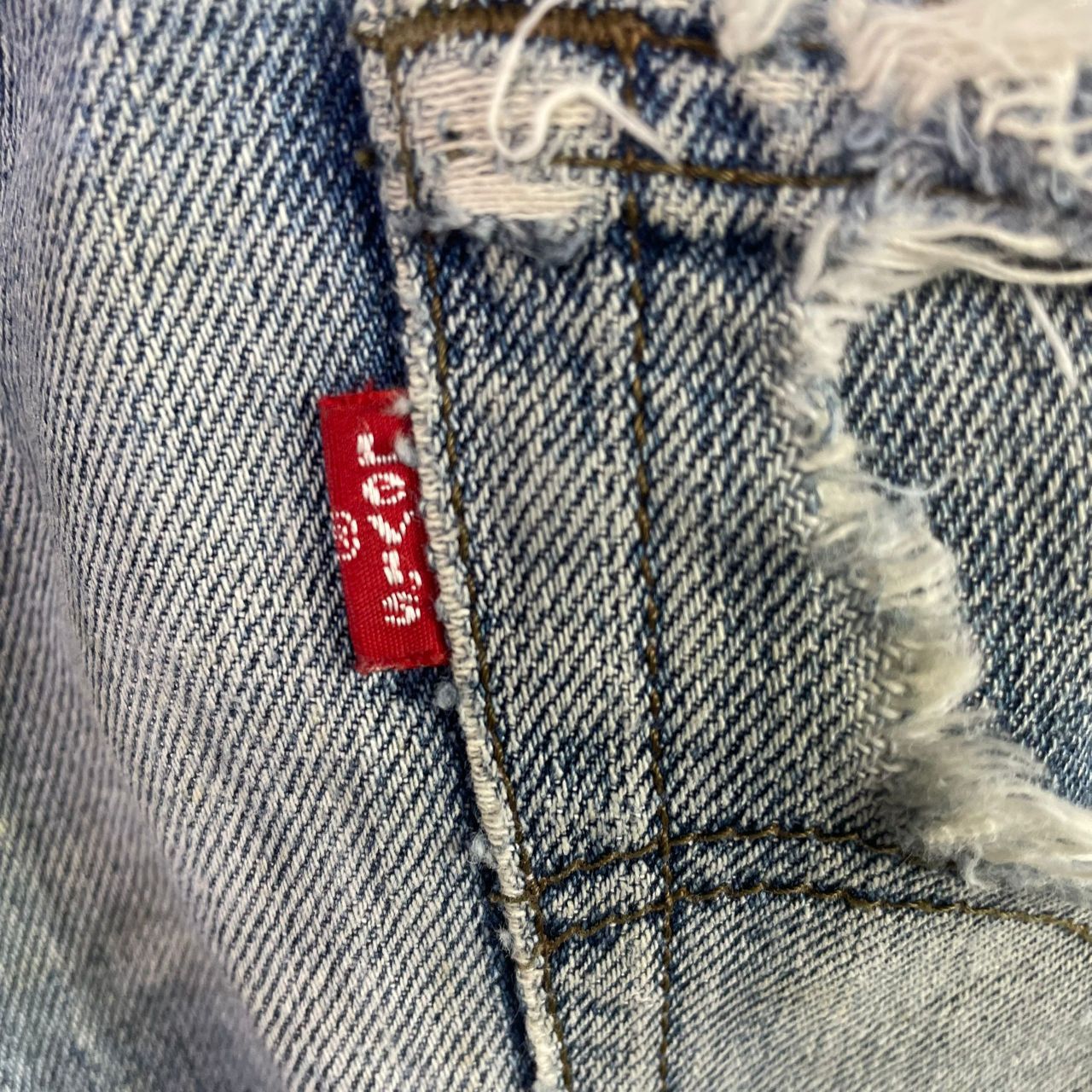Vintage Levis Ripped Trashed Distressed Jeans