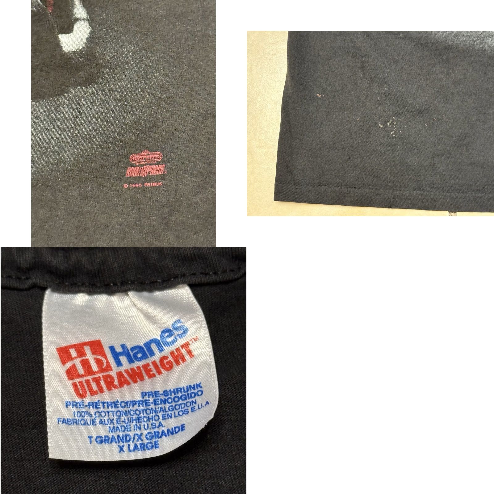 Hanes VINTAGE Primus Miscellaneous Debris Shirt L/XL Skeeter Fly Guy Les Claypool 90s Black Hanes Mens Size US XL / EU 56 / 4 - 8 Thumbnail