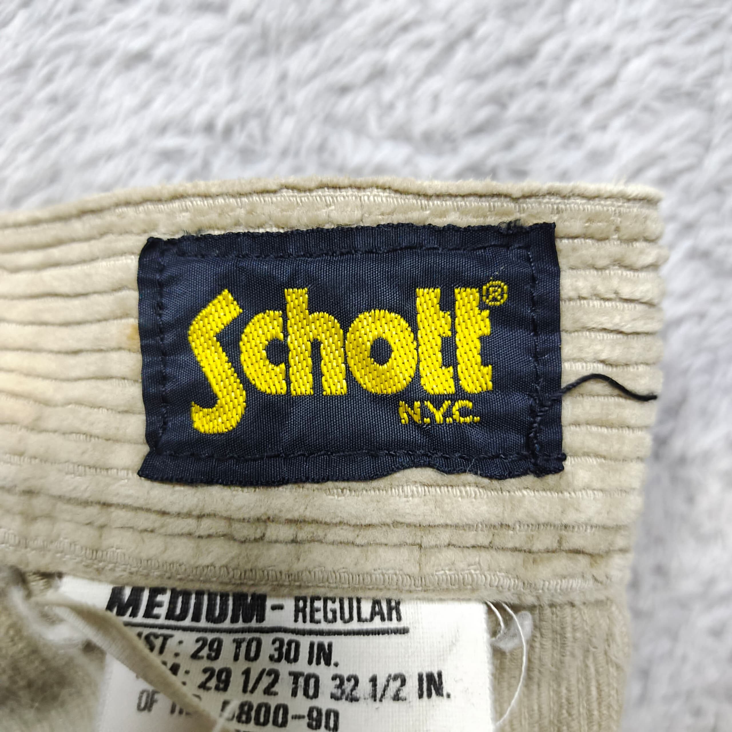Schott Vintage Schott NYC Corduroy Cargo Shorts Size US 30 / EU 46 - 9 Thumbnail