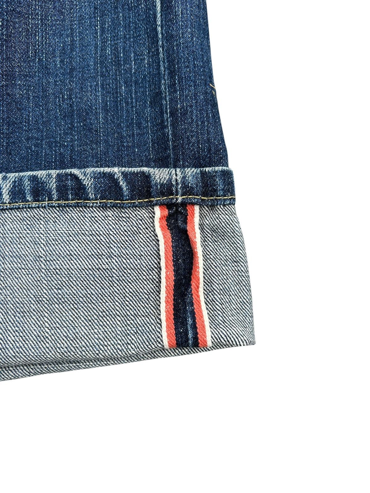 Kapital VINTAGE EDWIN 505Z SELVEDGE BUCKLE BACK DENIM JEANS Size US 32 / EU 48 - 3 Thumbnail