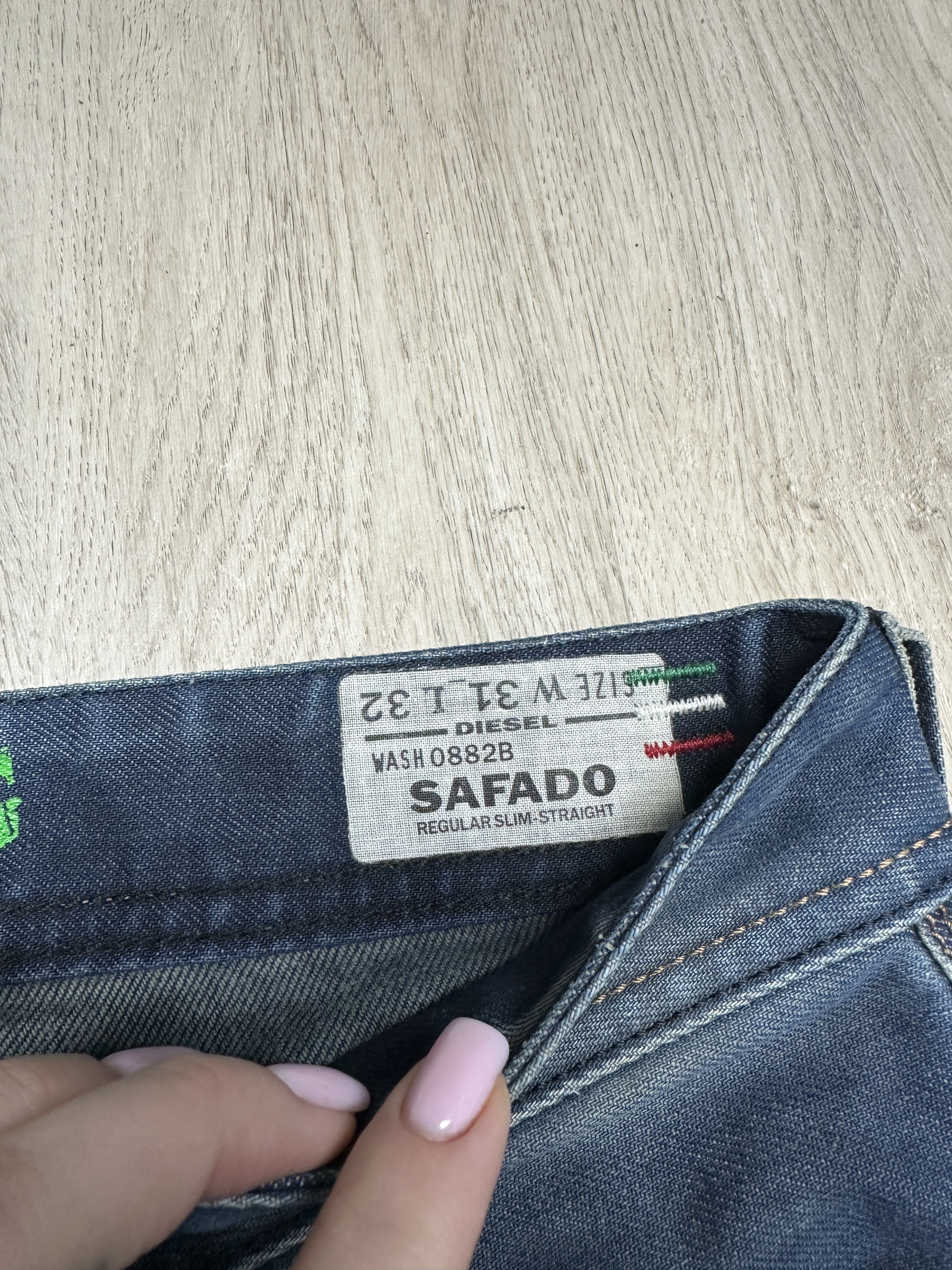 Diesel Diesel Safado Mens Denim Pants Jeans Size US 31 - 4 Thumbnail