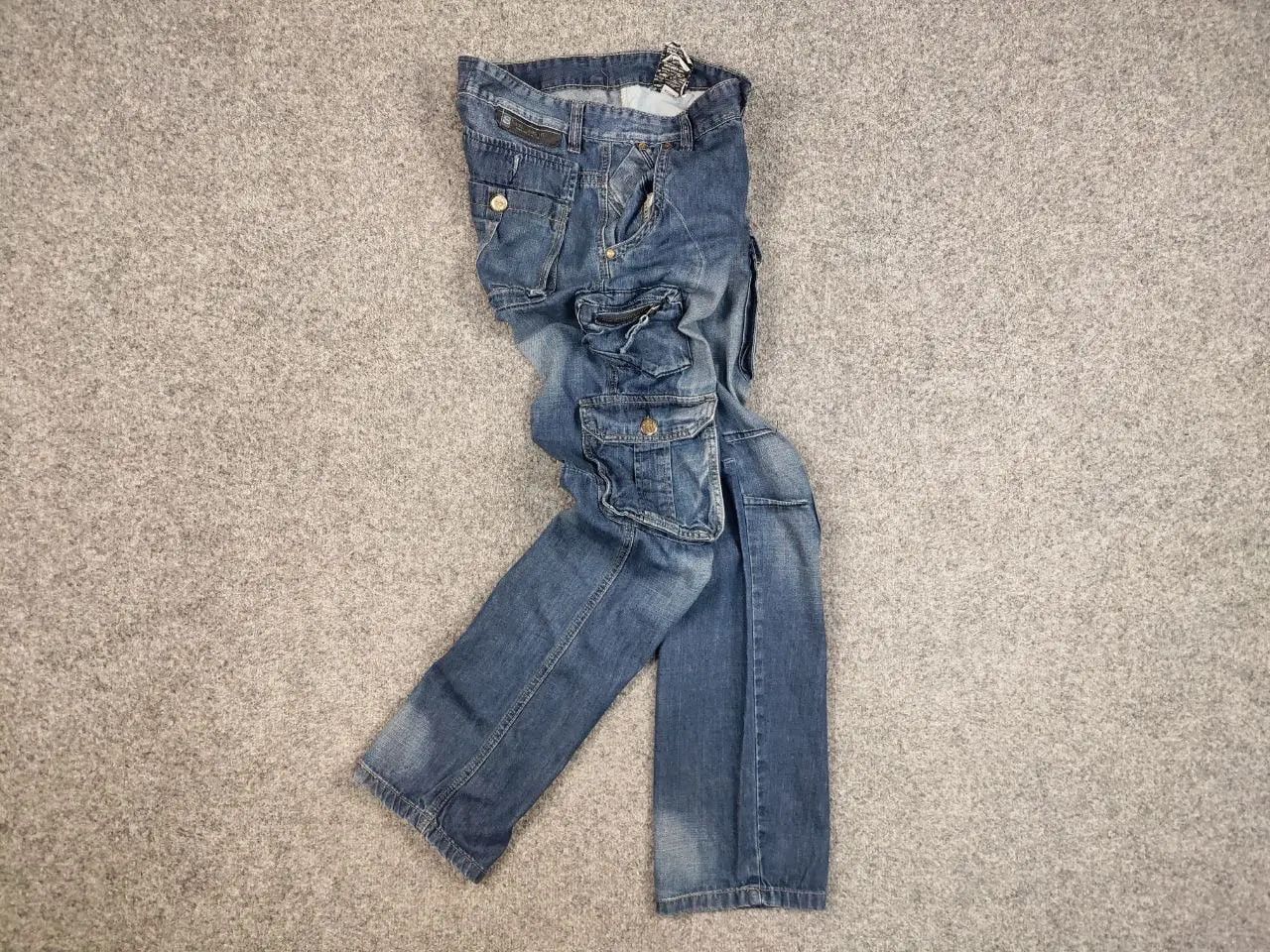 Hysteric Glamour Vintage Junya Watanabe Rick Owens Y2K Style Distressed Jeans Size US 30 / EU 46 - 13 Thumbnail