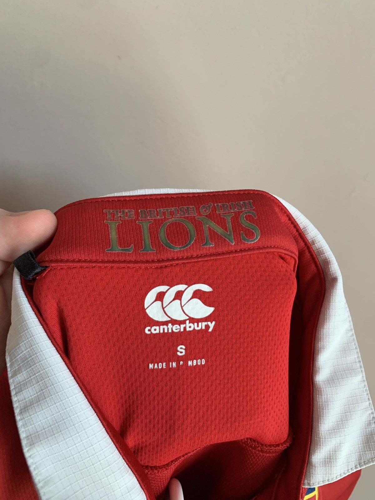 Canterbury of New Zealand British and Irish Lions 2017 Rugby Shirt Canterbury Jersey S Size US S / EU 44-46 / 1 - 10 Thumbnail