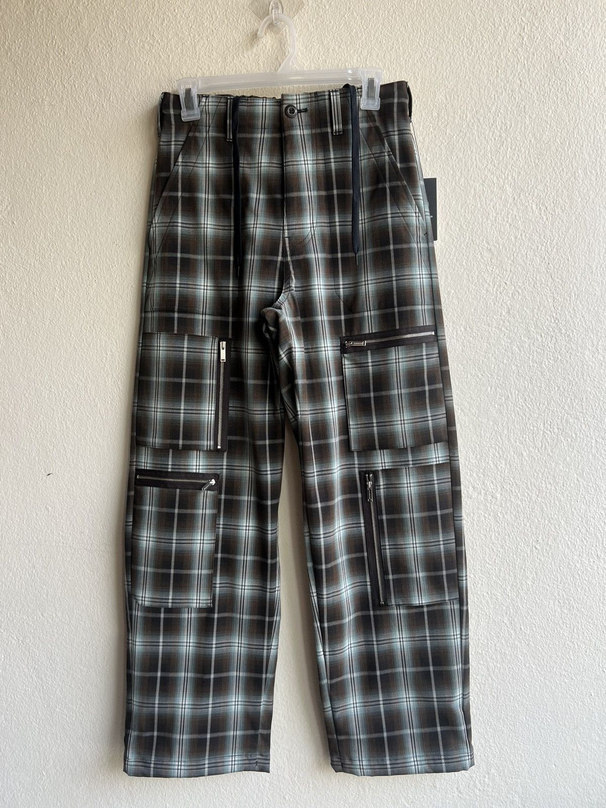 Undercover Undercover X Gu Shadows Plaid Parachute Baggy Trouser Pant Size US 29 - 2 Thumbnail