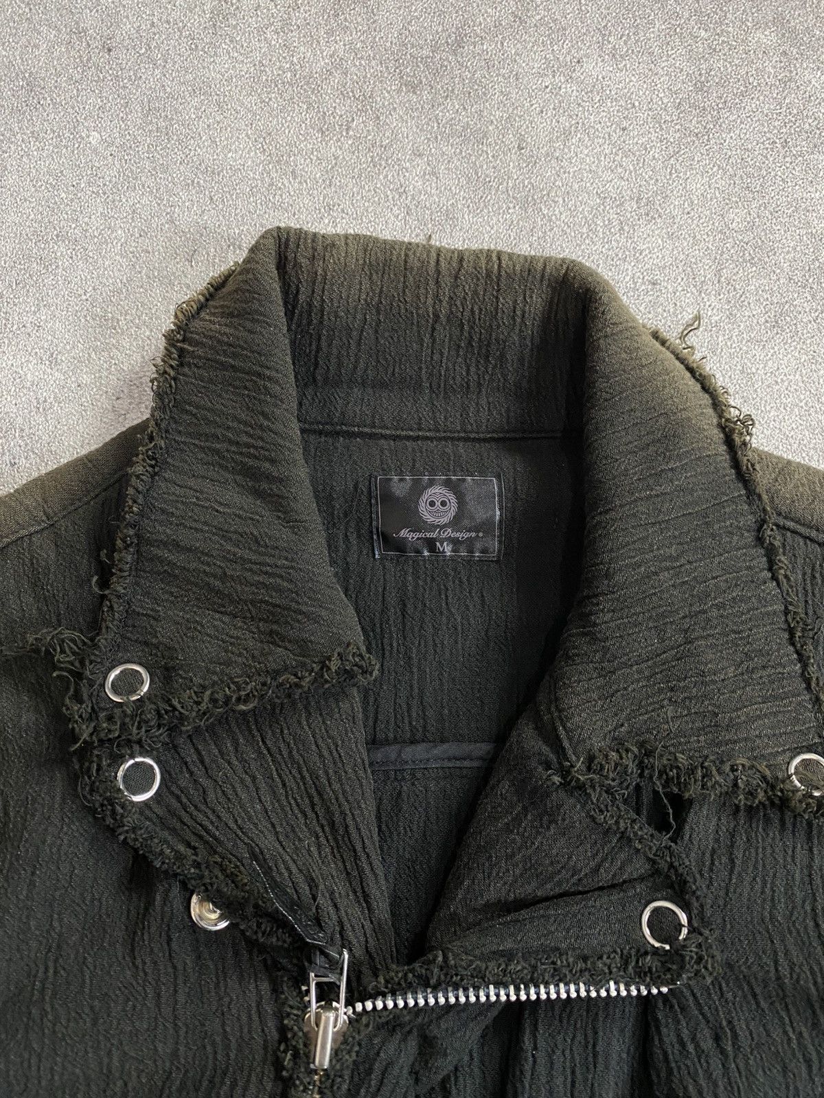 If Six Was Nine × Japanese Brand × Le Grande Bleu (L.G.B.) 2000s Magical Design Sunfaded Distressed Jacket Size US M / EU 48-50 / 2 - 3 Thumbnail