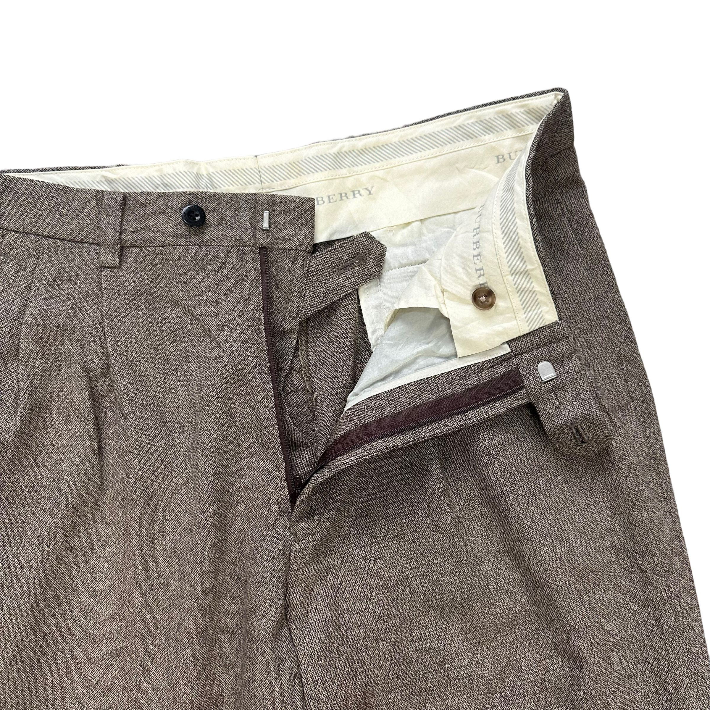 Burberry BURBERRY GOLF WOOL TROUSERS / CASUAL PANT #7903-189 Size US 32 / EU 48 - 4 Thumbnail