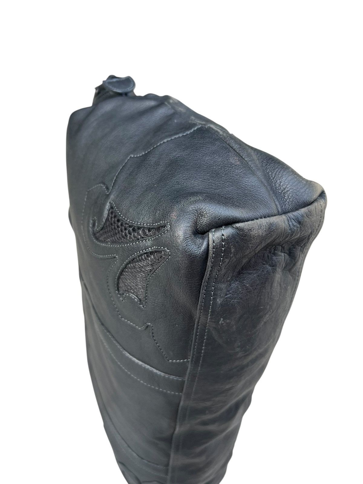 Porter IBIZA Japan Distressed Patina Black Leather Doctor Bag Size ONE SIZE - 13 Thumbnail