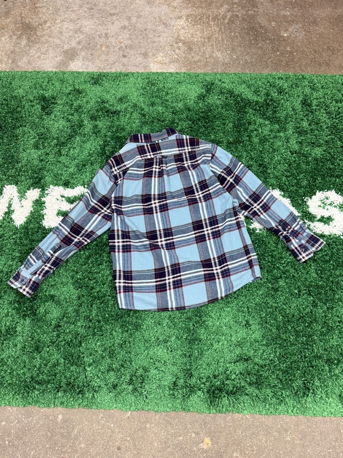 Eddie Bauer Eddie Bauer Vintage Flannel Plaid Heavyweight Medium Blue Size US M / EU 48-50 / 2 - 6 Thumbnail