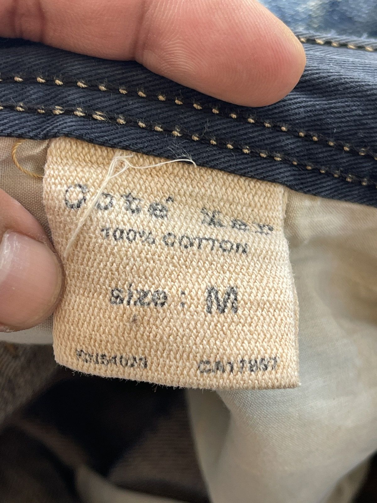 Japanese Brand Vintage Cate Mer selvedge Distressed Denim Pants Size US 33 - 14 Thumbnail