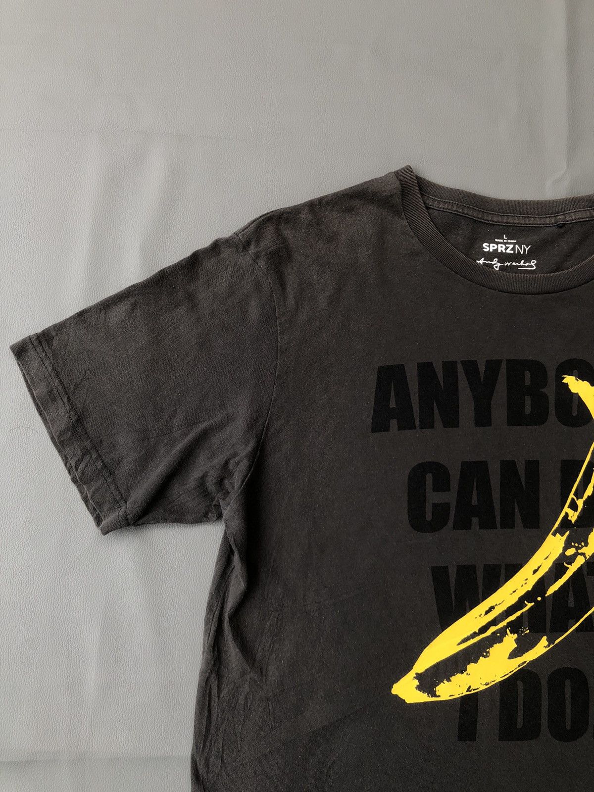 Andy Warhol × Hysteric Glamour × Japanese Brand Japan Andy Warhol X uniqlo Anobody Can Do What I Do Size US L / EU 52-54 / 3 - 3 Thumbnail